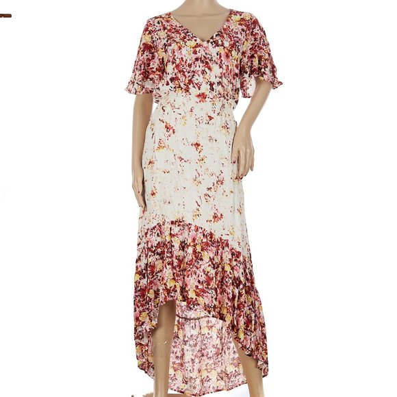 On The Road Dresses & Skirts - On The Road Floral High Low Dress Size Small